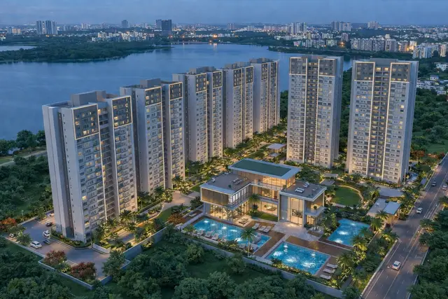Aerial view of the planned community at Hiranandani Goa