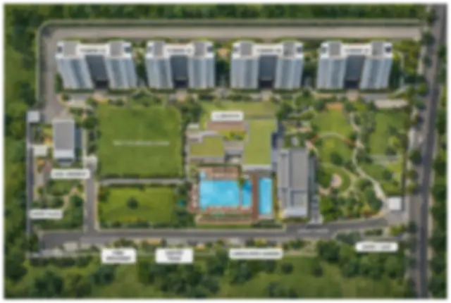 Master plan layout for Hiranandani Goa luxury villas